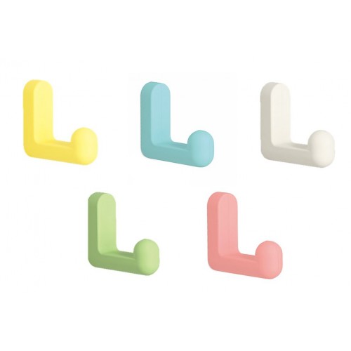 Pastel Coloured Rubber Hook